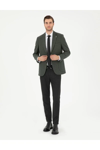 Штаны из канваса, темно-серый, slim fit - 3