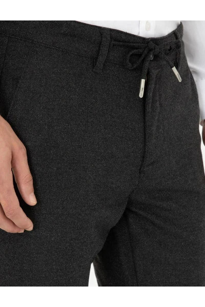 Штаны из канваса, темно-серый, slim fit - 5