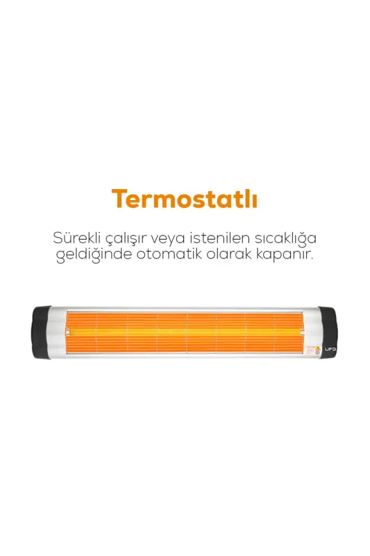 Star 2900 Infrqizil Devorga O'rnatilgan Isitgich - Termostatli - 2