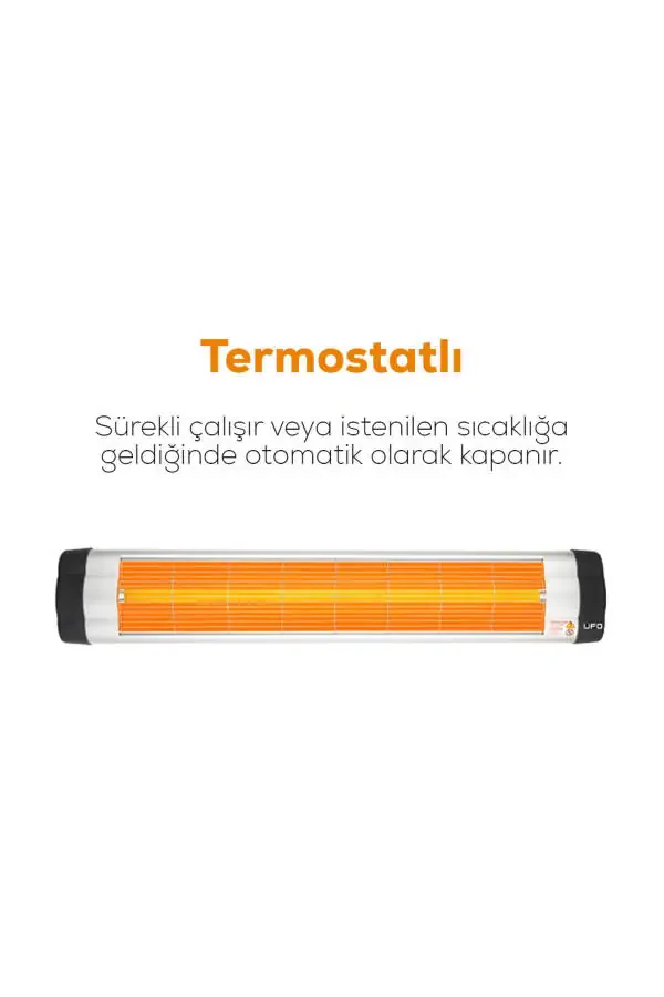 Star 2900 Infrqizil Devorga O'rnatilgan Isitgich - Termostatli - 4