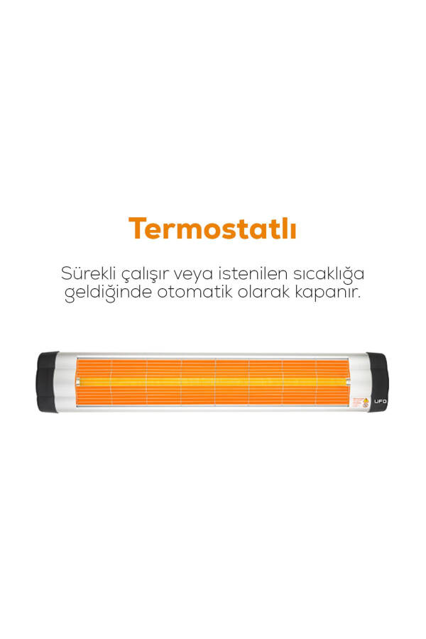 Star 2900 Kızılötesi Duvar Tipi Isıtıcı - Termostatlı - 4