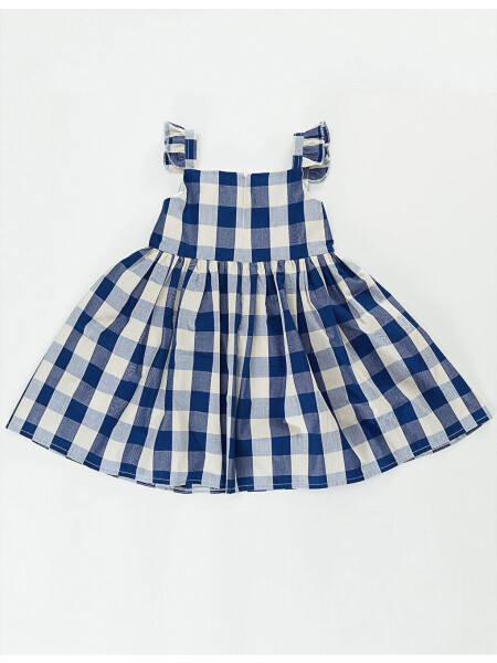 Star Cat Plaid Dress - 4