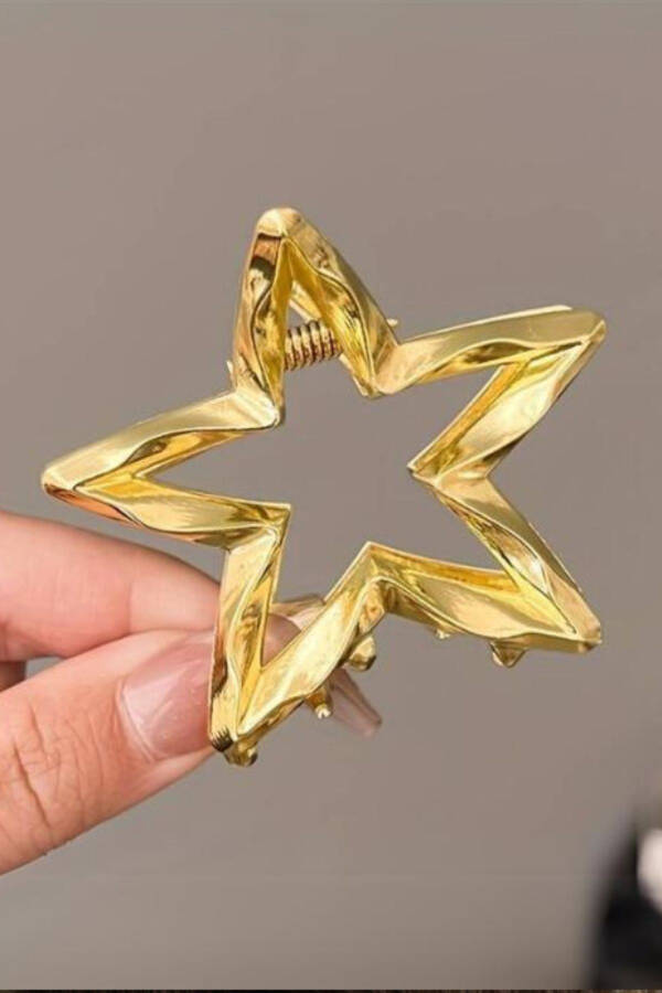 Star Detailed Clip Clasp - 2