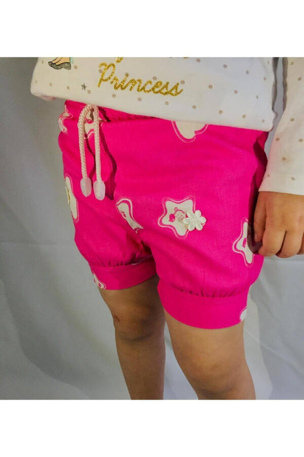 Star Patterned Summer Shorts for Girls Aged 1-5 - 1