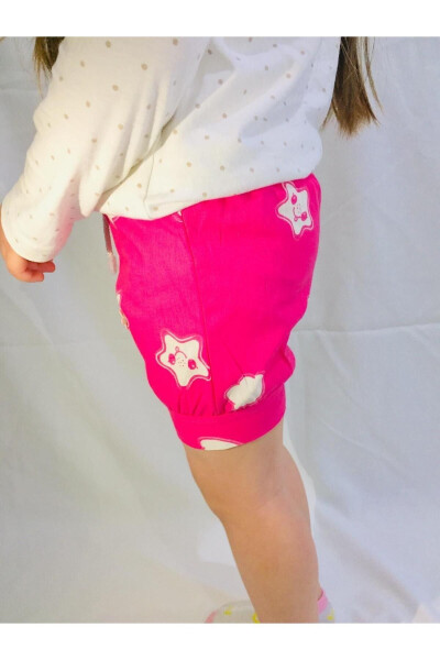 Star Patterned Summer Shorts for Girls Aged 1-5 - 2