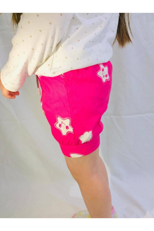 Star Patterned Summer Shorts for Girls Aged 1-5 - 2