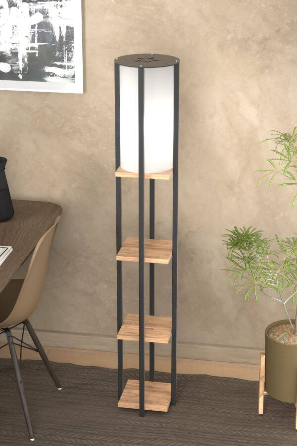 STAR SHELF BOOKCASE ATLANTIC PINE LAMPSHADE 4001A - 2