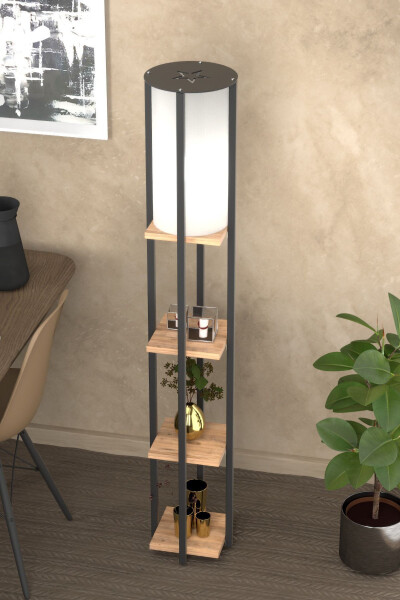 STAR SHELF BOOKCASE ATLANTIC PINE LAMPSHADE 4001A - 3