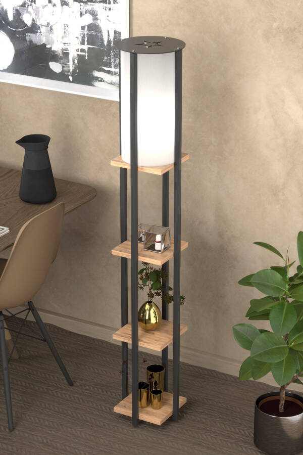 STAR SHELF BOOKCASE ATLANTIC PINE LAMPSHADE 4001A - 4