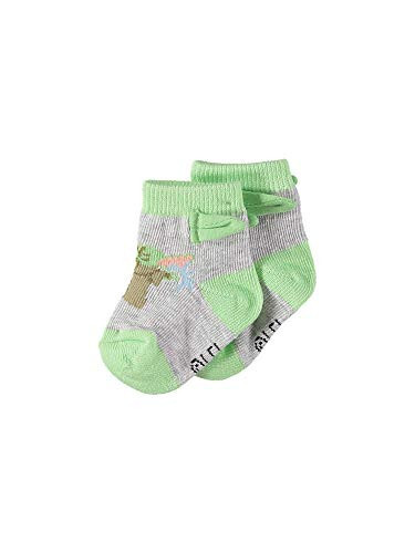 Star Wars Baby Boys Mandalorian The Child 3-Pack Booties - Baby Yoda Baby Socks Multipack (3-Pack, 0-12 Months) - 27