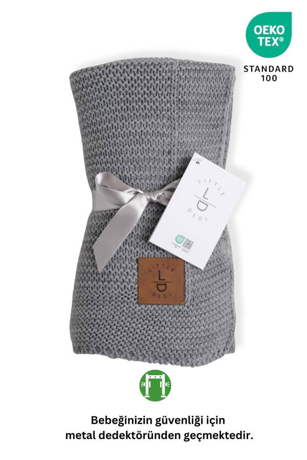 Starlink Knit Baby Swaddle Blanket, Oeko-Tex Certified Child Pike 80 x 100 cm - 20