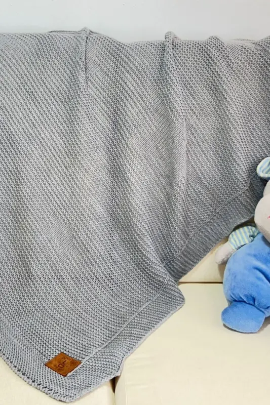 Starlink Knit Baby Swaddle Blanket, Oeko-Tex Certified Child Pike 80 x 100 cm - LITTLE DEDI