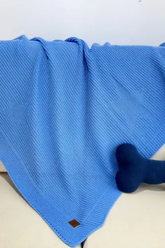 Starlink Örme Bebek Kundak Battaniyesi, Oeko-tex Sertifikalı Çocuk Pikesi 80 X 100 Cm 