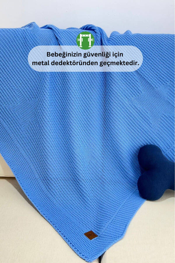 Starlink to'qilgan chaqaloq kundagi adyol, Oeko-tex sertifikatlangan bolalar adyol 80 X 100 sm - 5