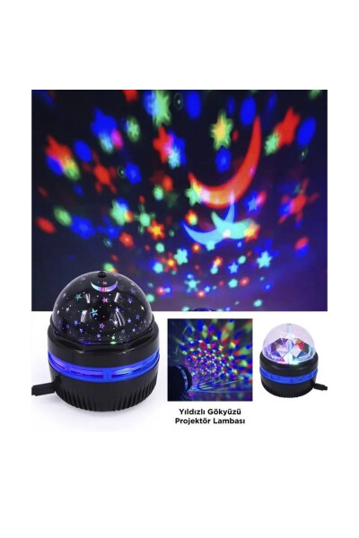 Starry Sky Projector Night Light for Kids Baby Room Black - 7