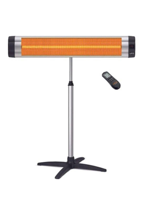 Star/Uk 3000 W Kumandalı İnfrared Isıtıcı+Ayak - Siyah - 1