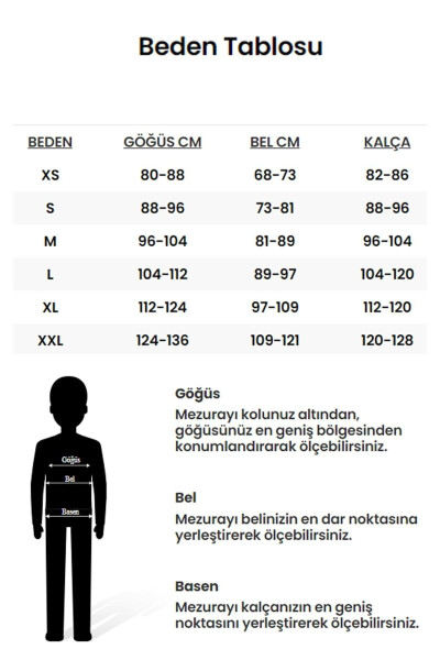 Starvest 401001 Erkaklar Jileti - Kulrang - M - 5