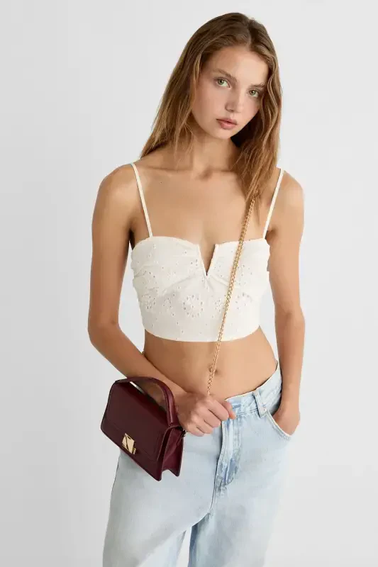 STD Double grip cross-body bag Classic-Burgundy - 2