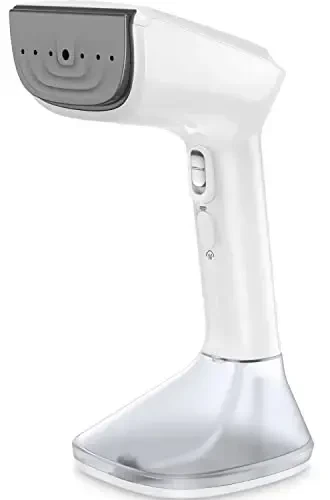 Steamer for Clothes - 1800W Powerful Steam, 2 Modes for Wet and Dry Ironing, 20-Second Fast Heat-up,Detachable Water Tank with Heat-Resistant Gloves -Removing Wrinkles.Only for 120V Countries.White - 1