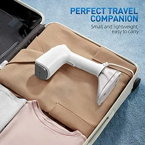 Steamer for Clothes - 1800W Powerful Steam, 2 Modes for Wet and Dry Ironing, 20-Second Fast Heat-up,Detachable Water Tank with Heat-Resistant Gloves -Removing Wrinkles.Only for 120V Countries.White - 6