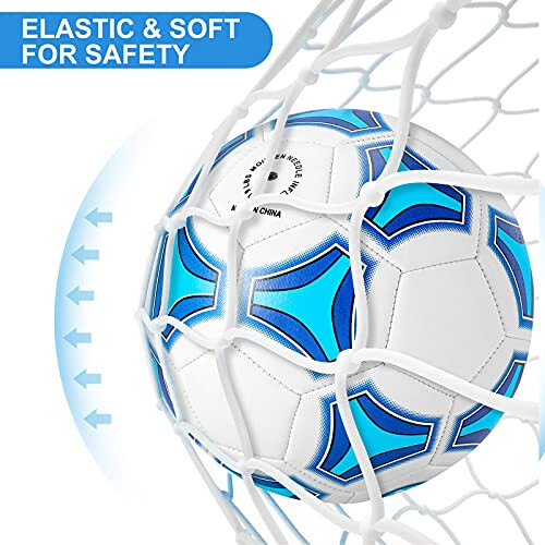 STEEFAN Çocuklar İçin 3/4/5 Boyutunda Futbol Topu, Açık Hava Oyunu, Renk Değiştiren Futbol Malzemeleri, Taşıma Ağı, Resmi Boyutta Top, İğne ve Hava Pompası, Çocuk Genç Erkek Kız Genç ve Erkek Kadın İçin Hediye Fikirleri - 5