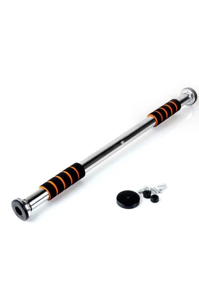 Steel Doorway Pull Up Bar 100 Cm Adjustable Width Door Pull Up Bar - 1