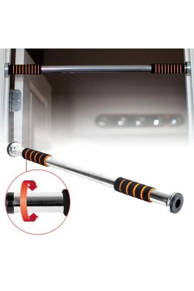 Steel Doorway Pull Up Bar 100 Cm Adjustable Width Door Pull Up Bar - 3
