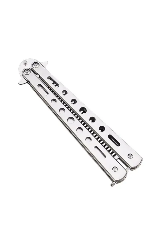 Steel Folding Hair Styling Butterfly Comb-Silver - GENEL MARKALAR