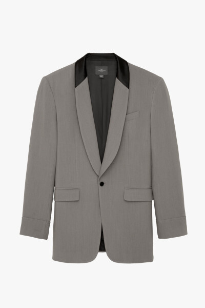 Stefano Pilati's XModazone KONTRAST suit blazer - Grey - 7