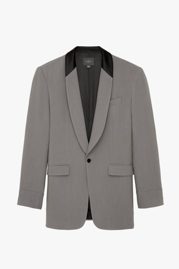 Stefano Pilati's XModazone KONTRAST suit blazer - Grey - 7