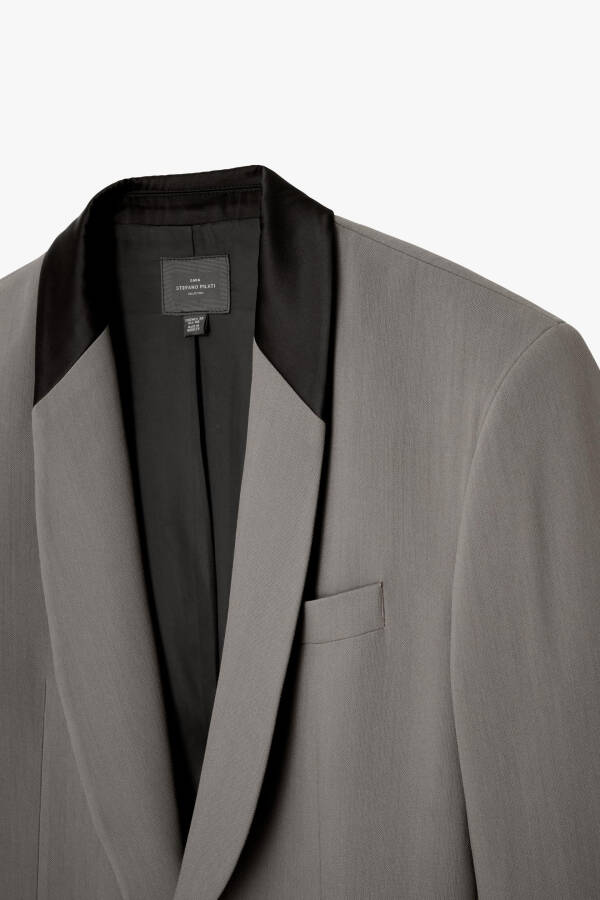 Stefano Pilati's XModazone KONTRAST suit blazer - Grey - 4