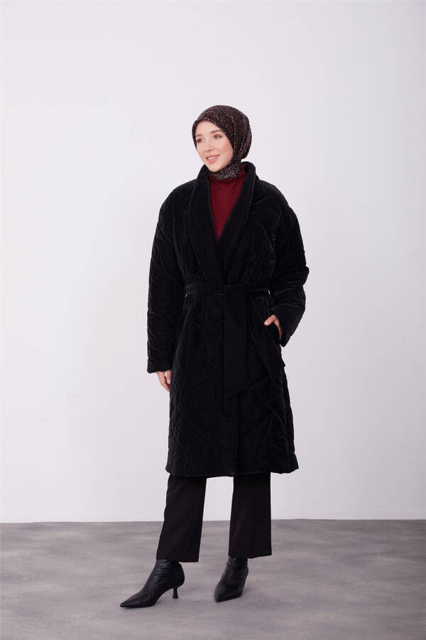 Стеганая куртка Armine 23Kd6406 Черный - 7