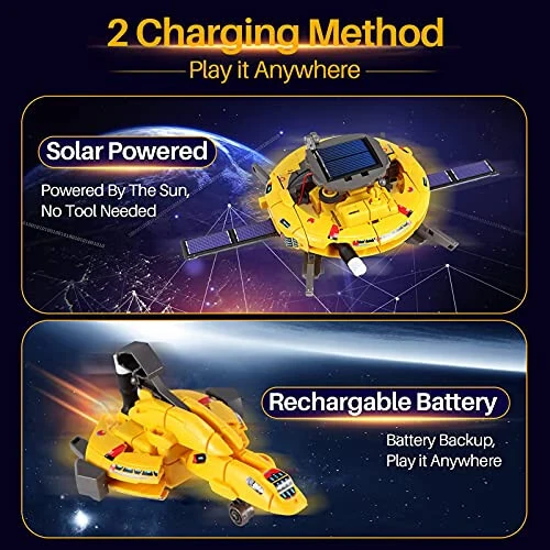 STEM Projects for Kids Ages 8-12, Science Kits, Solar Space Toys Gifts for 8-14 Year Old Teen Boys Girls, 120Pcs Building Experiments Robots for Teenage Ages 9 10 11 12 - 6