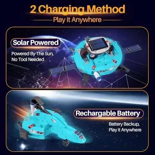 STEM Toys for Kids Ages 8-13, Christmas Birthday Gifts for 8 9 10 11 12 13 14 Year Old Teen Boys Girls, 6-in-1 Solar Robot Educational Science Building Experiment Kits - 3