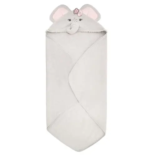 Stephan Baby Hooded Towel - 100% Cotton with Fun Animal Design for Infants and Toddlers, 31