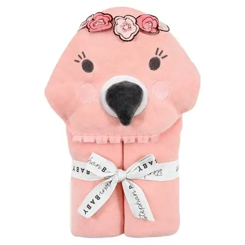 Stephan Baby Hooded Towel - 100% Cotton with Fun Animal Design for Infants and Toddlers, 31