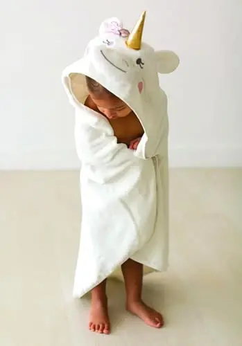 Stephan Baby Hooded Towel - 100% Cotton with Fun Animal Design for Infants and Toddlers, 31