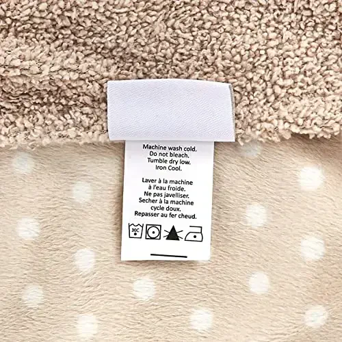 Stephan Baby Terry Plush Hooded Bath Towel, Giraffe, 0-24 Months - 4