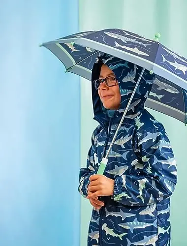 Stephen Joseph, Toddler and Little Kid Umbrella with Pinch Free Closure and Colorful Design - 6