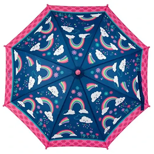Stephen Joseph, Toddler and Little Kid Umbrella with Pinch Free Closure and Colorful Design - 5