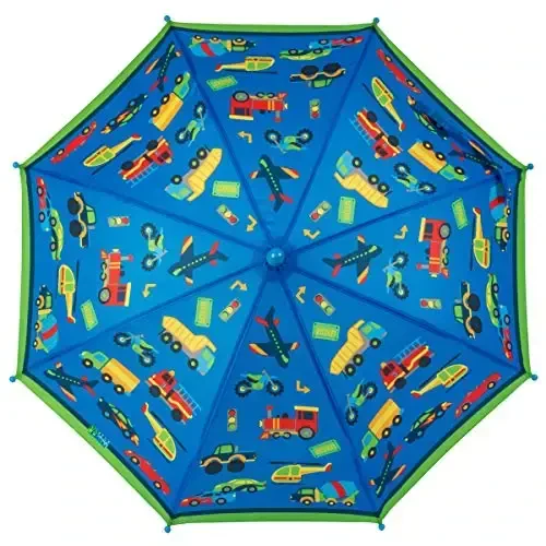 Stephen Joseph, Toddler and Little Kid Umbrella with Pinch Free Closure and Colorful Design - 5
