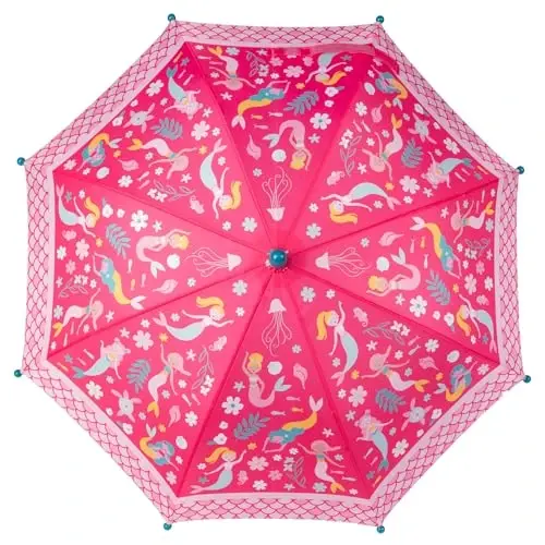 Stephen Joseph, Toddler and Little Kid Umbrella with Pinch Free Closure and Colorful Design - 2