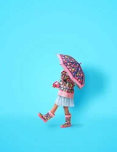 Stephen Joseph, Toddler and Little Kid Umbrella with Pinch Free Closure and Colorful Design - 6