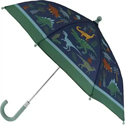 Stephen Joseph, Toddler and Little Kid Umbrella with Pinch Free Closure and Colorful Design 
