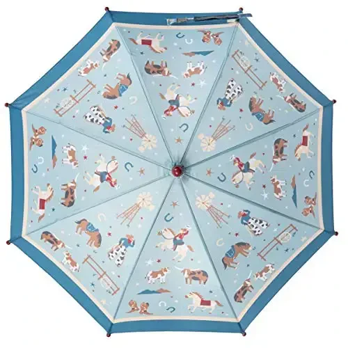 Stephen Joseph, Toddler and Little Kid Umbrella with Pinch Free Closure and Colorful Design - 2