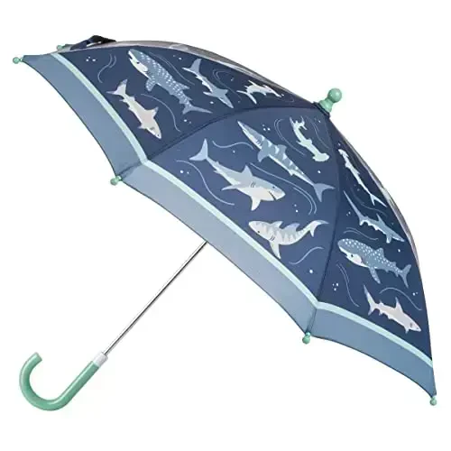 Stephen Joseph, Toddler and Little Kid Umbrella with Pinch Free Closure and Colorful Design 