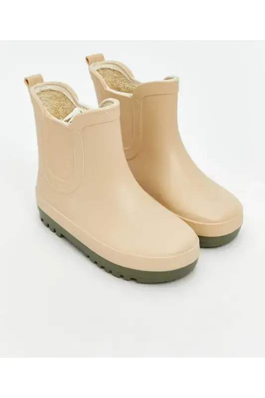 STEPS Matte Mint Green Baby Boy Rain Boots - 1