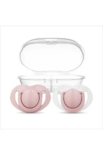 Стерилизатор для сосок Powder Pink с рисунком, 0 месяцев, 2 штуки - MAMAJOO (1)