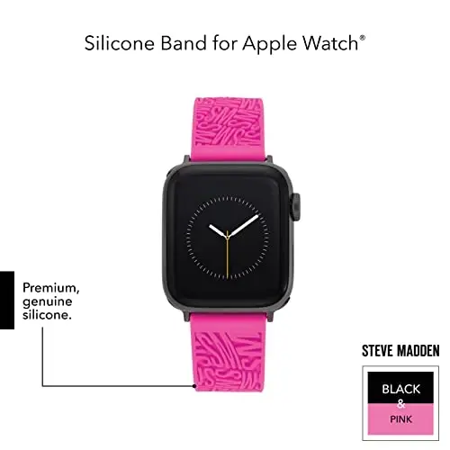 Steve Madden Apple Watch uchun moda silikon tasma - 4