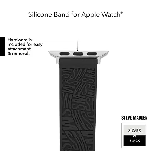 Steve Madden Apple Watch uchun moda silikon tasma - 6